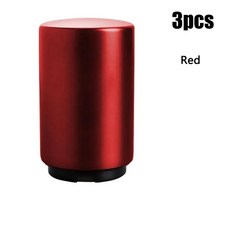 병따개 스크래치 프리 프레스 자동 캡 오프너 휴대용 금속 와인, 1개, 3.red 3pcs