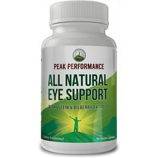 Peak Performance Eye Vitamins 눈 비타민 30캡슐, 1세트, 단일용량, 30정