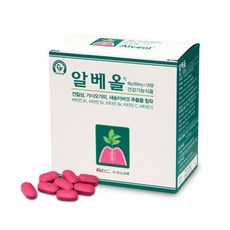 오스코텍 알베올 120정 비타민 버섯 오가피 삼칠근