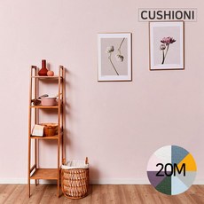 쿠셔니 실크벽지 20M, 1개, 크림화이트