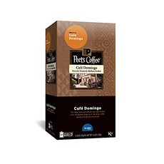 PEET'S COFFEE Café Domingo MARS DRINKS FLAVIA Brewer용 1인용 프레쉬팩 18팩 PEET'S COFFEE Café Domingo Sing, 1개, 180g