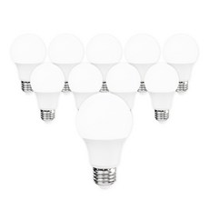 라인라이팅 LED 에코 벌브 8w, 주광색, 10개