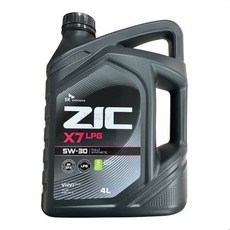 ZIC X7 LPG 5W30 4L 엔진오일, 1개