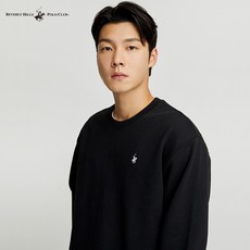 [2023 F/W][기간한정특가] 비버리힐즈 폴로 남자 여자 오버핏 맨투맨 블랙