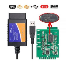 ELM327 OBD2 USB 자동 코드 리더 OBD 스캐너 엔진 오류 V1.5/v2.1 버전 BT elm 327 WIFI에 대한 자동차 진단 도구, 1개