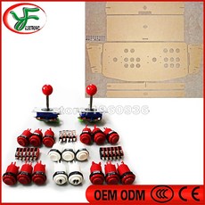 조이스틱 DIY 아케이드 게임기 키트 ZIPPY Mame Happ 스타일 푸시 버튼 마이크로 스위치