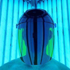 기계 태닝용 헬멧 태닝샵 모자 UV 99.999% 차단