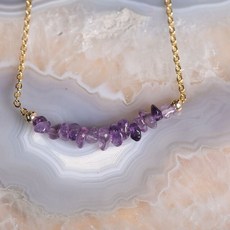 14k레몬쿼츠목걸이