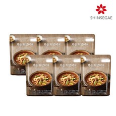 피코크 우리집 차돌된장찌개 500g x 6팩, 6개