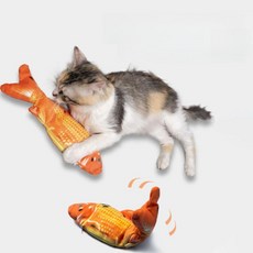 생선인형 리얼 붕어 강아지 움직이는 춤추는 토이 파닥파닥 고등어 장난감, 붕어(20cm), 1개