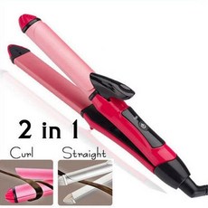 2 in 1 hair curler 전기석 세라믹 컬링 아이언 스타일링 도구, 단일상품