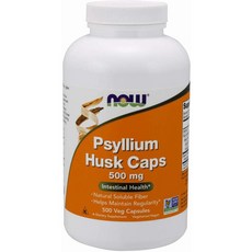 나우푸드 차전자피 차전차피 식이섬유 500mg 500베지캡슐 Psyllium Husk, 500캡슐, 1통