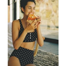 써피 DANA BIKINI TOP BLACK