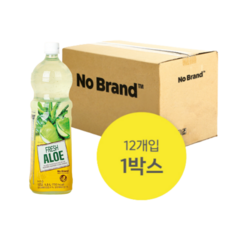 노브랜드 Fresh 알로에주스 1.5L 12입(1박스), 12개, 1.5L x 12개