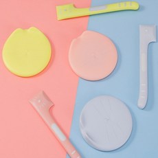 냥슬아치 캣페이스 습식 간식 덮개 뚜껑 캔마개+스푼 세트, 핑크(덮개+스푼), 1세트
