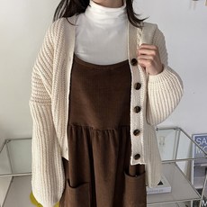 루즈핏가디건