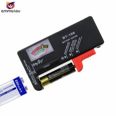 배터리 밧데리 테스터기 체크기 건전지잔량 체커새로운 테스터 BT168 용량 AA AAA 1.5V 9V 전원 공급 장치 확인 미터 BT-168 C D 버튼 검사기 전압 측정기