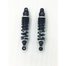 오토바이 쇼바 8mm 스프링 305mm 320mm 330mm 340mm 350mm 360mm 혼다 야마하 suszkui kawasaki 용 조정 가능한 질소 충격 흡수 장치, 320mm 옐로우, 1개