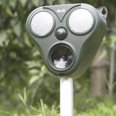[TV홈쇼핑 정품] 태양광 LED 야생동물 퇴치기 텃밭 멧돼지 고라니 야간 경고등 야생동물퇴치 충전식