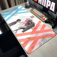 HD 사무실 패드 마우스 소녀 게임용 in 매트 The 프린트 달링 책상 키보드 대형 귀여운 1PC FranXX, 30x60cm, 9, 1개