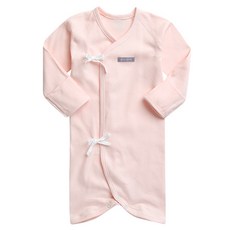 그린베베 봄가을 신생아용 내추럴 양면 배냇가운