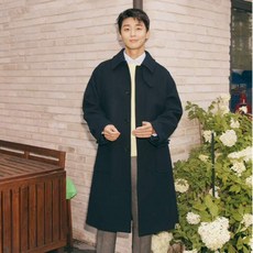 [현대백화점]지오지아 20F W 캐시미어 블랜디드 오버핏 발마칸 코트 ADA4CG1803