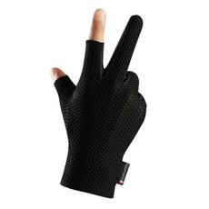 실용적인 2 컷 손가락 장갑 사이클링 장갑 handwear 안티 슬립 양산 얼음 실크 도로 자전거 장갑 mtb 장갑