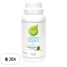 순앤수 수용성 다용도 프라이머 젯소 0.5L, 백색, 500ml, 2개