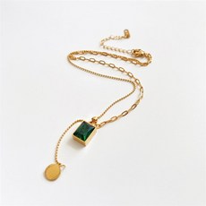 유색보석체인목걸이