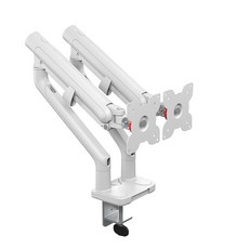 듀얼모니터암화이트