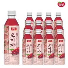  동원 양반 오미자차 500ml x 12개 오미자차음료 펫음료 과채음료, 72개 