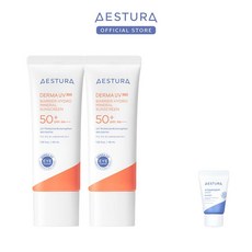에스트라 더마UV365 장벽수분 무기자차 선크림 40ml 2개, 0l