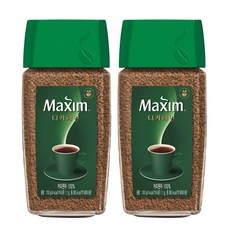 MIK 동서 맥심 디카페인 병커피 100g x 2개, 1개입
