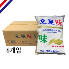 영흥식품 오토미핵산조미료S 2kg*6개, 1개, 2kg