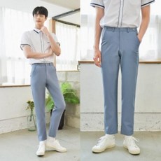 하복청색교복바지