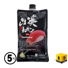 삼광 초밥용 스시용 생와사비 593, 750g × 5개, 750g, 5개