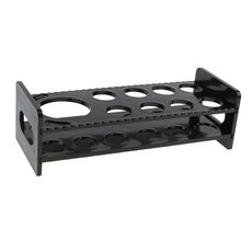 ZLD 블랙 샷 컵 홀더 샷 유리 랙 Barware 컵 홀더 위스키 브랜디를위한 주류 유리 잔 트레이, 33.5 x 12.5 x 10cm, 검정