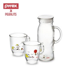 [코렐] 파이렉스 스누피 물병 & 머그 2P, 상세 설명 참조