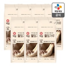 백설 찰밀가루1kg x 7개, 1kg