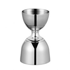 [해외] 스테인레스 스틸 바 JIGGER 12 OZ 칵테일 JIGGER 측정 컵 JIGGER 1 OZ 2 OZ, Silver Other