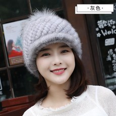 통밍크여성모자