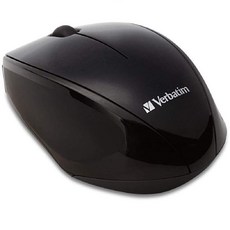 Verbatim 2.4GHz Blue LED MUSWBLZV1 바베이텀 무선 마우스 무선 센서식 리시버 부속, 1개