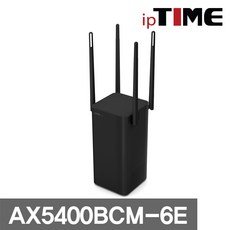 IPTIME AX5400BCM-6E 블랙 와이파이 기업용 유무선 공유기