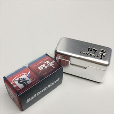 당구 큐대 당구용품 장갑 도구 부품 4구 포켓볼 빌보드 Billard Chalk Pool Chalk 2Pcs Box Metal Box BallTeck Korea Chalk, 실버 박스, 중국, 상자 당 2pcs