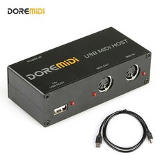 액세사리 DOREMiDi USB MIDI 호스트 박스 MIDI 호스트 USB-MIDI 변환기