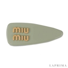 미우미우 [명품]미우미우 페이턴트 레더 헤어 클립 5IF092 069 F0934