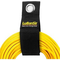 9 팩 연장 코드 홀더 주최자 차고 후크 및 수영장 호스 행거에 맞는 LuBanSir의 헤비 듀티 스토리지 스트, Black_One Size, 상세 설명 참조0