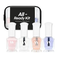 위드샨 올레디 네일 케어 키트, 1세트, 베이스&영양제+탑코트+네일 하드너+큐티클 오일, 9ml - 위드샨큐티클소프트너