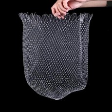 휴대용 작은 구멍 직경 나일론 그물 메쉬 접을 수 있는 낚시 도구 40 cm 50cm, 1. 40cm, 1개