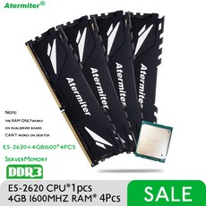 DDR3 Reg ECC 메모리 4GB 1600Mhz x 4 X79 16GB 인텔 제온 E5 2620 2640 2689 V2 2650 2630 CPU LG 호환 호환A 2011, 04 2620V2 4GB1600X4